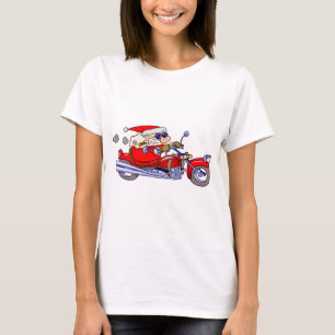T-shirt Cycliste Père Noël