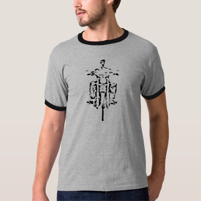 T-shirt Cycliste proscrit (Devant)