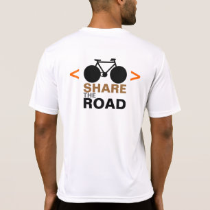 T-shirt cycliste respectueux des signes sportifs