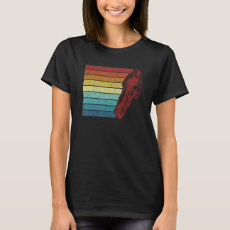 T-shirt Cycliste Rétro Vélo de Gravier Vélo de Ville Cycli