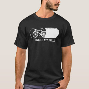 T-shirt Cyclocros Vélo Cycliste Cycliste J'Ai Besoin De Me