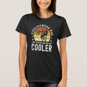 T-shirt Cyclocross Kid Dit Avec Cyclocross Bike