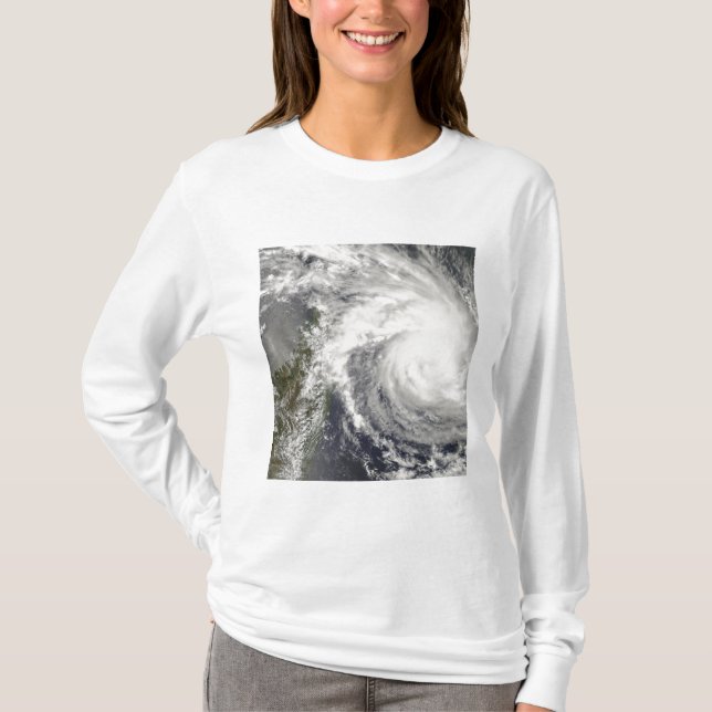 T-shirt Cyclone tropical Ivan approchant Madagascar (Devant)