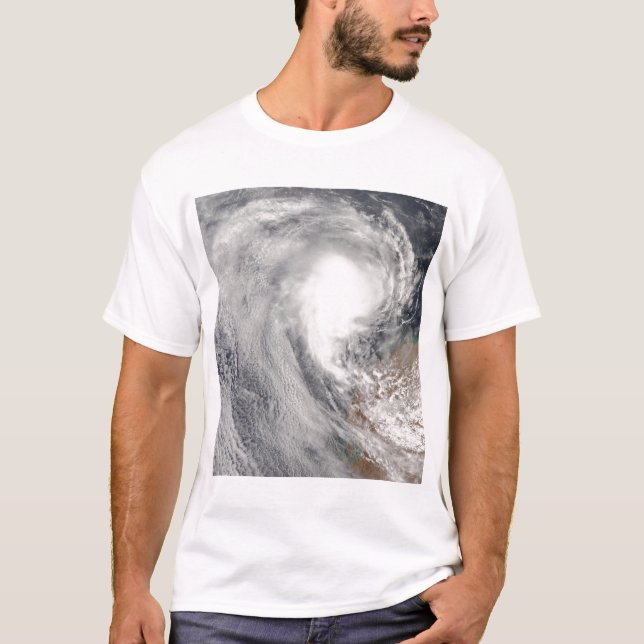 T-shirt Cyclone tropical Melanie au large de l'Australie (Devant)