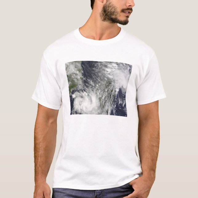 T-shirt Cyclones tropicaux Eric et Fanele (Devant)