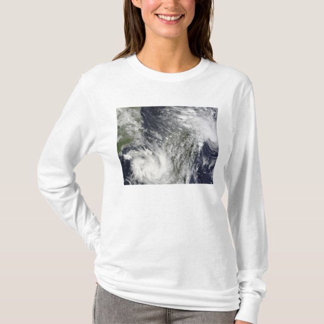T-shirt Cyclones tropicaux Eric et Fanele (Devant)