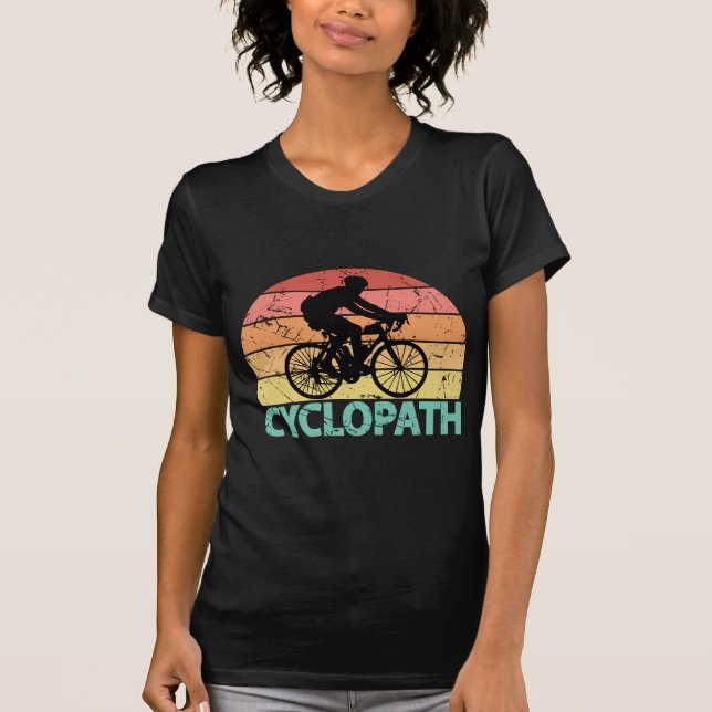 T-shirt Cyclopath drôle Cyclisme (Devant)