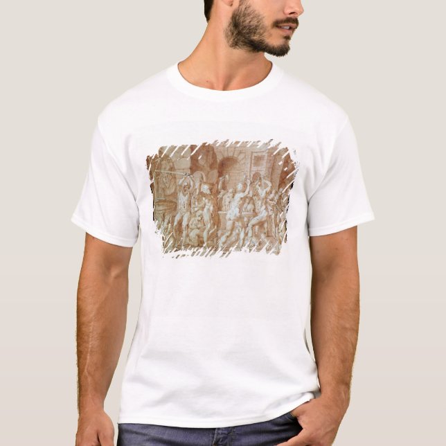 T-shirt Cyclopes dans la forge de Vulcan (Devant)