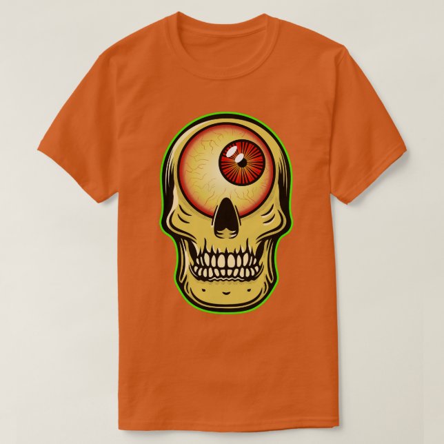 T-shirt Cyclops Skull (Design devant)