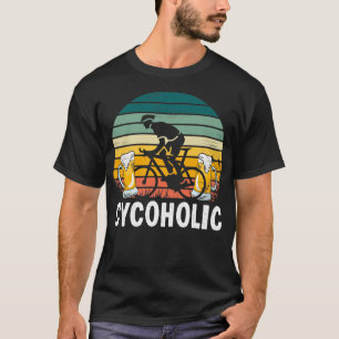 T-shirt Cycoholic Funny Cyclisme et cadeau de bière