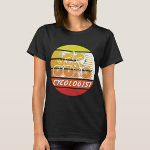 T-shirt Cycologiste Bike Retro Cadeau Pour Cyclisme & Vélo