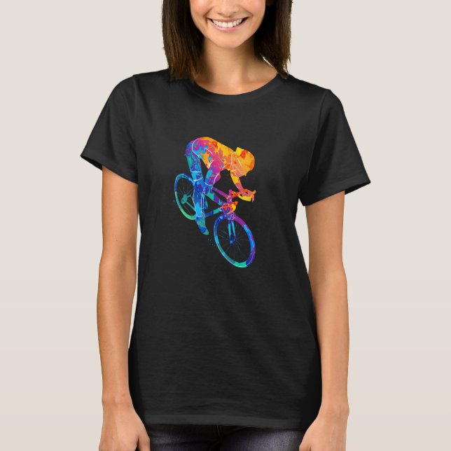 T-shirt Cycologiste Biker (Devant)