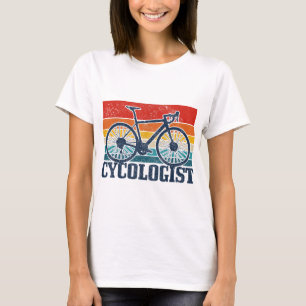 T-shirt Cycologiste Cyclisme Vintage Vélo Course Drôle Cyc