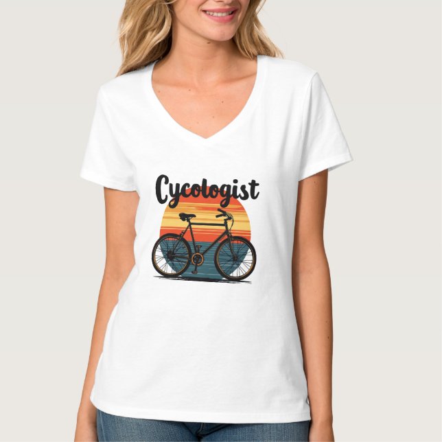 T-shirt Cycologiste : Energetic Biker Tee - pour le cyclis (Devant)