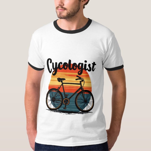 T-shirt Cycologiste : Energetic Biker Tee - pour le cyclis (Devant)