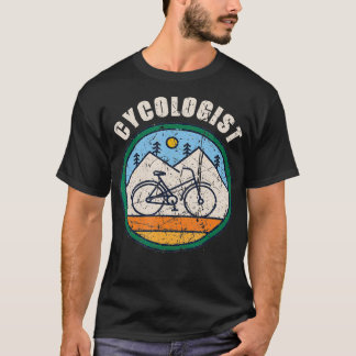 T-shirt Cycologiste Funny Bicycle Vélo Cadeau Vintage pour