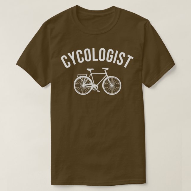 T-shirt Cycologiste Funny Cyclisme Design 2 (Design devant)