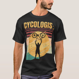 T-shirt Cycologiste - Vélo - Vélo Ride Hobby Race - Rétro