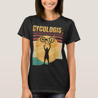 T-shirt Cycologiste - Vélo - Vélo Ride Hobby Race - Rétro