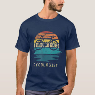 T-shirt Cycologue Vintage Bycicle Parodie Conception Cadea