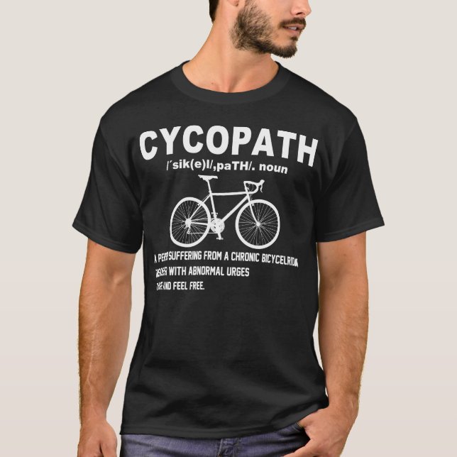T-shirt cycopath (Devant)