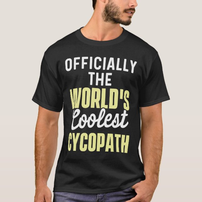 T-shirt Cycopath Cyclisme vélo vélo vélo (Devant)