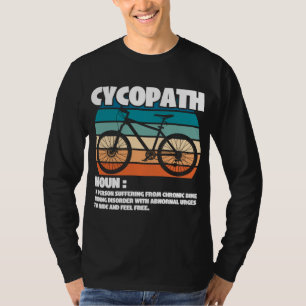 T-shirt Cycopath Funky Mountain Vélo Cycle Cycliste Pun hu