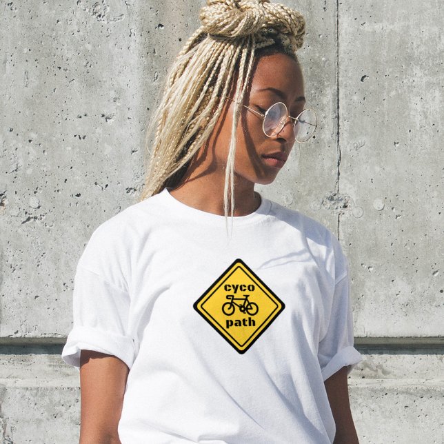 T-shirt Cycopathe Panneau de Signalisation Drôle p (Créateur téléchargé)