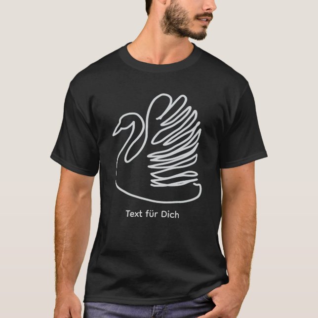 T-shirt cygne (Devant)