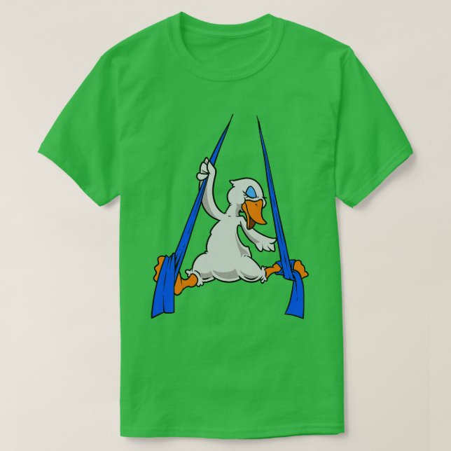 T-shirt Cygne de soie aérienne (Design devant)