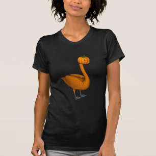 T-shirt Cygne d'Halloween orange doux