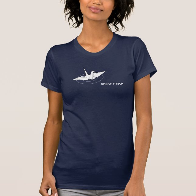 T-shirt Cygne d'origami (Devant)