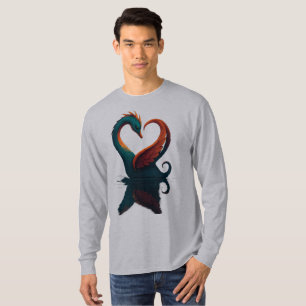 T-shirt Cygne dragon d'amour