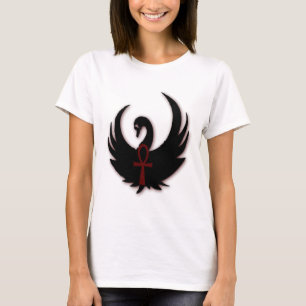 T-shirt Cygne noir avec Ankh