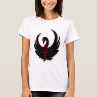 T-shirt Cygne noir avec Ankh