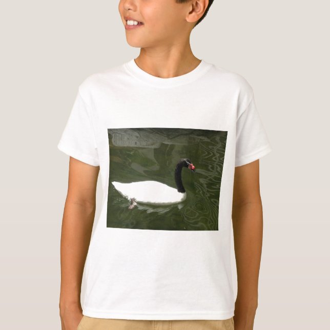 T-shirt Cygne noir et blanc (Devant)