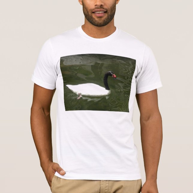 T-shirt Cygne noir et blanc (Devant)