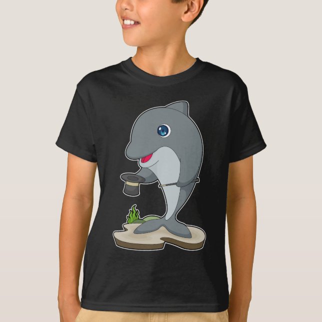 T-shirt Cylindre Dolphin Wizard (Devant)