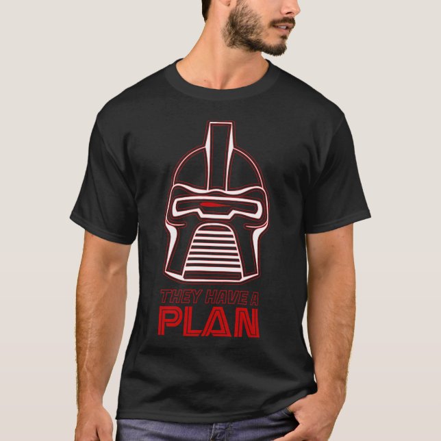 T-shirt Cylon Classique Ils Ont Un Plan (Devant)