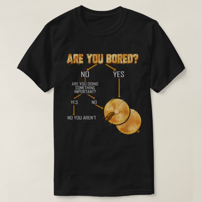 T-shirt Cymbales Êtes-Vous Bored Drummer Marching Band Cym (Design devant)