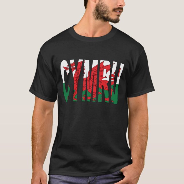 T-shirt CYMRU - Le Pays de Galles (Devant)