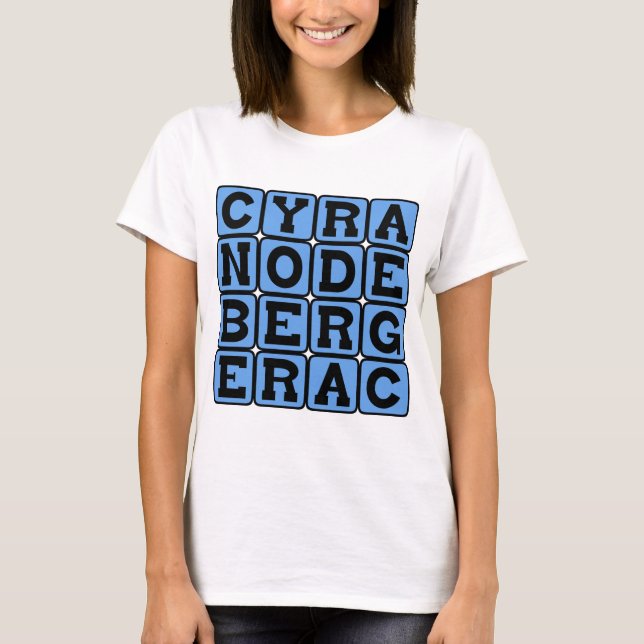 T-shirt Cyrano De Bergerac, jeu français (Devant)