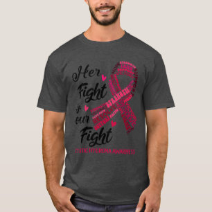 T-shirt Cystic Hygroma Awareness Son combat est notre comb