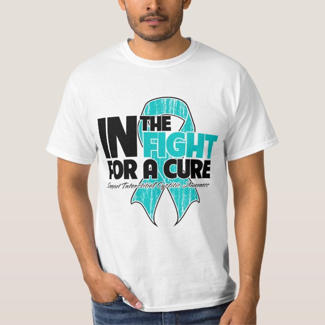 T-shirt Cystite interstitielle dans le combat pour un (Devant)