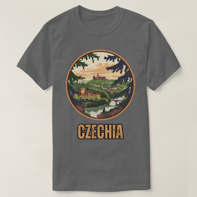 T-shirt Czechia (Design devant)