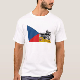 T-shirt Czechia Tee, Prague & Tchèque Mode Drapeau
