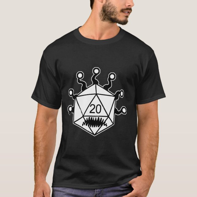 T-shirt d20 Beholder! (Devant)