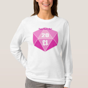 T-shirt D20, celui est comment je roule