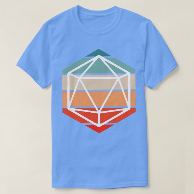 T-shirt D20 rétro (Design devant)