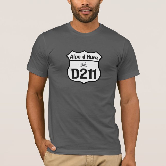 T-shirt D211 Alpe d'Huez (Devant)